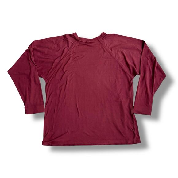 Vintage Prana Men’s Size XL Burgundy Long Sleeve T-Shirt Tee - USA - Picture 5 of 5